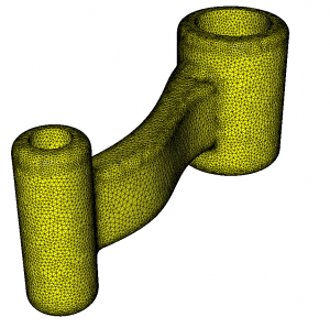 Figure 3: Final mesh for a hausdorff parameter of 0.001