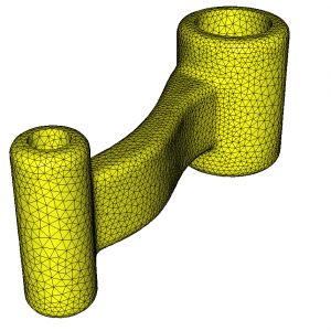 Figure 2: Final mesh for a hausdorff parameter of 0.01