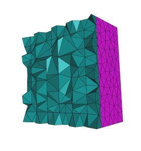 Figure 1: Initial cube mesh